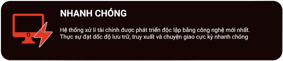 xử lý nhanh chóng